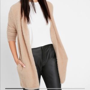 Banana Republic Fuzzy Long Cardigan Sweater